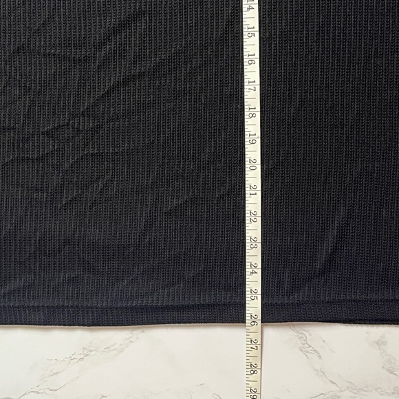 Whitney Dunn & Moore women’s semi-sheer short sleeve top in black, size XL - Picture 5 of 6